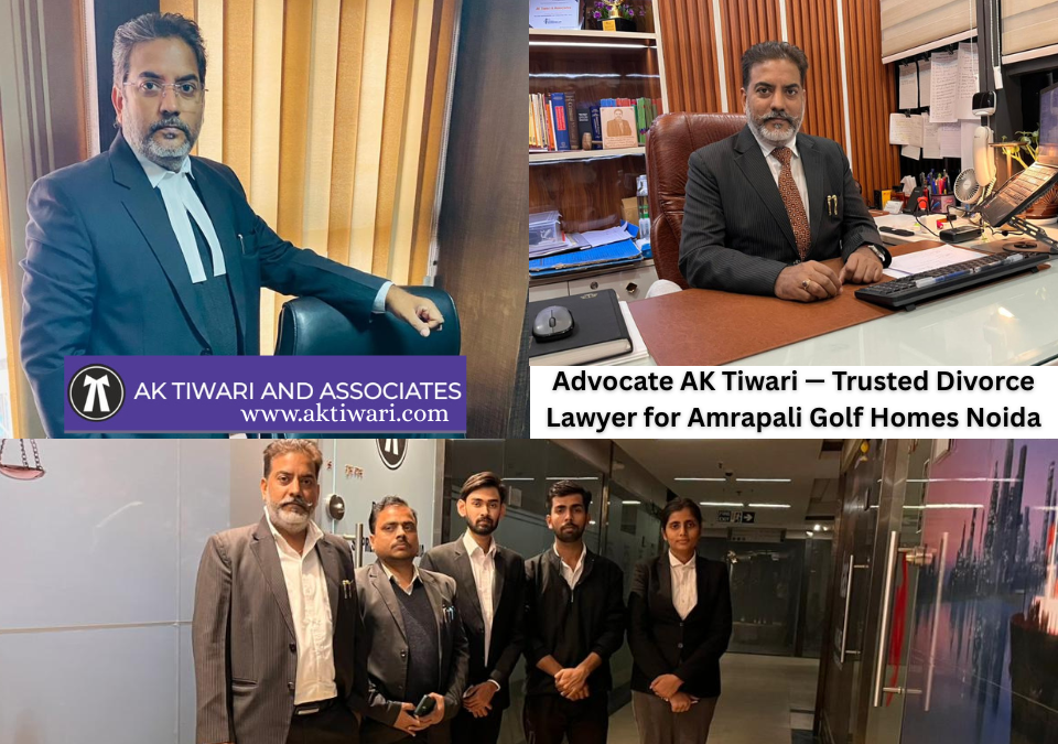 Advocate AK Tiwari — Trusted Divorce Lawyer for Amrapali Golf Homes Noida